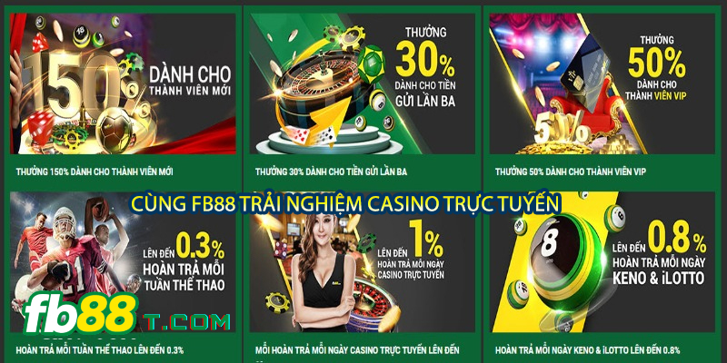 FB88 mang đến một trải nghiệm casino trực tuyến